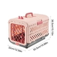 thumbnail image 3 of Foldable Large Soft Sided Pet Carrier for Travel and Airline, Portable Dog Cat Crate with Car Safety Strap Loops, Airline Approved Kennel with Carry Handles for Easy Transport, 3 of 5