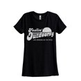 thumbnail image 1 of Feelin' Outdoorsy Like Drinking On The Patio Women's Fashion Relaxed T-Shirt Tee Heather Black Small, 1 of 2