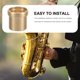 thumbnail image 4 of SWETRACE Aro De Metal Dorado Para Cuello De Saxofón Compatible Con Saxo Alto Y Tenor Accesorios Duraderos, 4 of 6