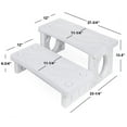 thumbnail image 6 of XtremepowerUS Spa Step, Heavy Duty Hot Tub Spa Step, Universal Plastic Stair, Anti-Slip, White, 6 of 7