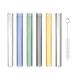 thumbnail image 1 of Tubos de Vidrio Borosilicatado Uxcell de 4 pulgadas 6 Pcs 0.47'' OD 0.08'' Grosor Tubos de Soplado de Vidrio Tubería Recta Multicolor, 1 of 6