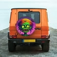 thumbnail image 3 of ZNDUO Halloween Zombie Cartoon Pattern Spare Tire Cover, Universal Spare Tire Wheel Covers 14 inch, 3 of 8
