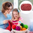 thumbnail image 4 of Knitting Yarn Bulk Wool Blend Fiber For Handmade DIY Craft Projects Beginner Friendly Crochet Material, 4 of 4