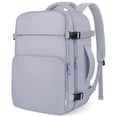 thumbnail image 1 of Mochila de viaje ZOMFELT para ordenador portátil de 15.6 pulgadas para mujer y hombre, color morado, 1 of 7