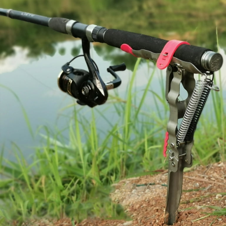 Automatic Spring Fishing Rod Holder With Hook Setter Adjustable for Fishing  Enthusiasts Gift Single 