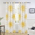 thumbnail image 5 of Sun Drawings Print Blackout Curtain Panels Drapes Privacy Assured with Light Filtering Curtains for Living room Bedroom Bathroom Window, 5 of 6