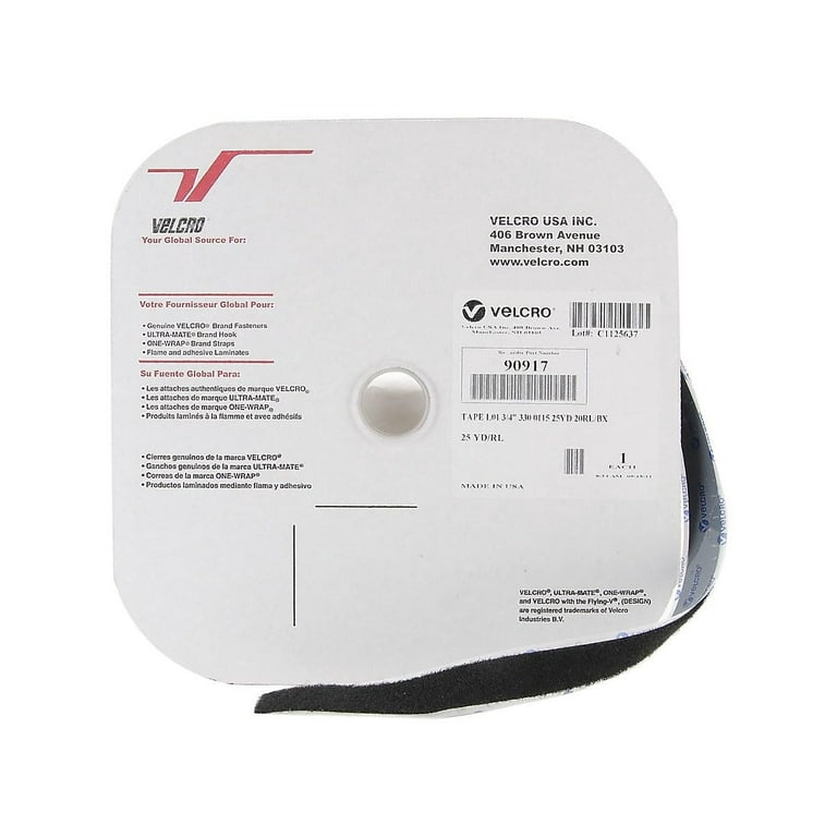 Sticky Back Hook Fastener, Velcro 0.75 Sticky Back Hook Fastener, Velcro 0.75