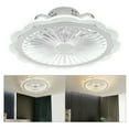 thumbnail image 6 of LED Light Chandelier Modern Invisible 3 Speed Ceiling Fan Lamp W/Remote Applications Living Room, Dining Room, Foyer, 6 of 11