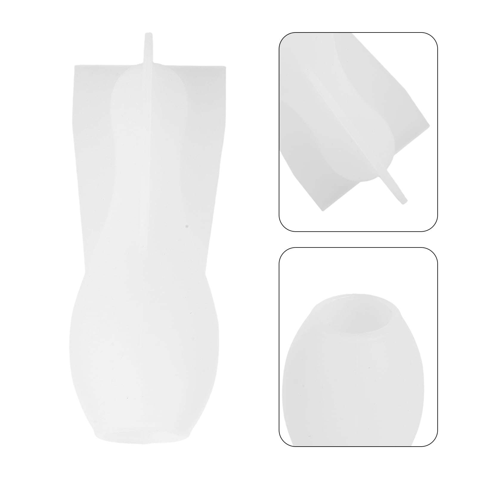 Alasum 2-Pack Silicone Molds for Bowling Pin Resin Casting, Candle Making, and Decorative Crafts