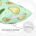 thumbnail image 5 of Daiia Avocado Bedding Waterproof Pillow Protector Zippered Queen – Bed Bug Proof Pillow Encasement-16"x24", 5 of 9