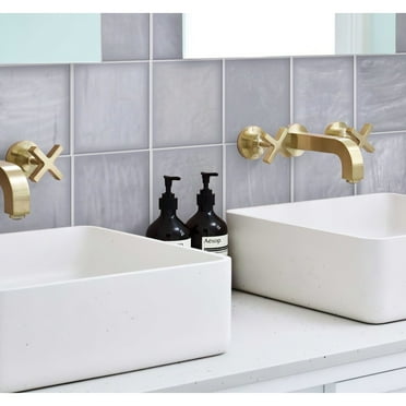 Apollo Tile   Lavanda Blue 5-in. x 5-in. Polished Ceramic Subway Tile (10.76 Sq ft/case)