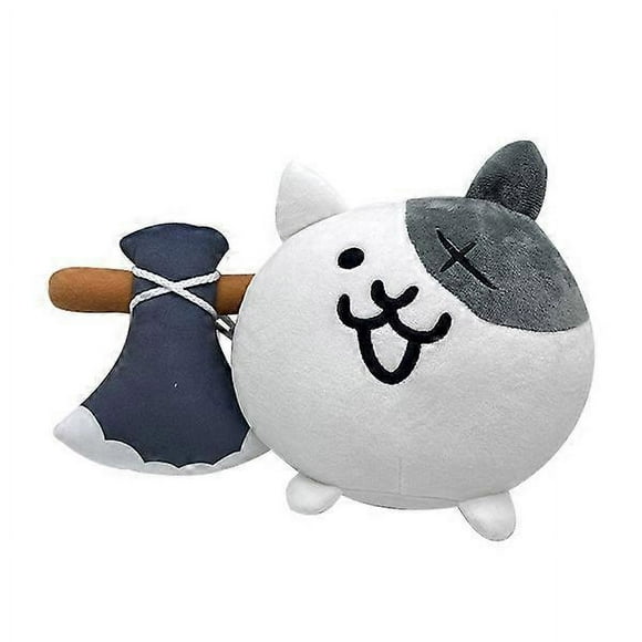 The Battle Cats Game Doll Cat vs. Plush Toy Doll