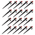 thumbnail image 2 of Miangastore Arroseur d'Irrigation Réglable pour Plantes de Jardin avec Pulvérisation à 360 Degrés Plastique Rouge 13cm, 2 of 8