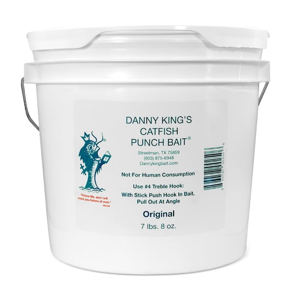 Danny King Catfish Punch Bait | Gallon Tub | Original Flavor