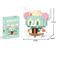 thumbnail image 1 of Sanrio Hello Kitty Building Blocks Cartoon Character Melody Assembled Model building block Dolls Toys Children Gifts, 1 of 6