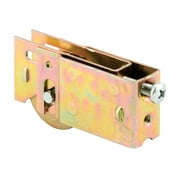 Single 1-1/4 in. Steel Roller Assembly, Ball Bearing, Plain Back Housing