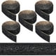 thumbnail image 1 of Moldura autoadhesiva 3D negra de 452,5 x 1,8 pulgadas para papel tapiz, borde flexible para zócalo, borde de pared adhesivo con espejo, líneas de base de espuma, 1 of 9
