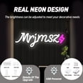 thumbnail image 4 of UPONRAY Single-line Custom Neon Signs with Lightning, Customizable USB-Powered & Dimmable LED Neon Light, Stylish Wall Decor as Gifts for Family, Lover, Friend, Cool White, 5 inch, 4 of 8