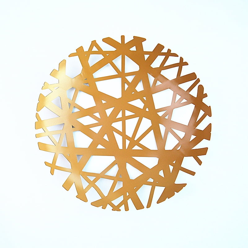 Bellaven Fruit Bowl, Metal Fruit Basket Decorative Shelf Bowl for