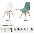 thumbnail image 4 of AIGIA Water-repellent Shell Chair Covers Jacquard Dining Room Chair Slipcover Modern Dining Chair Covers Stretchable Slipcovers, 4 of 10