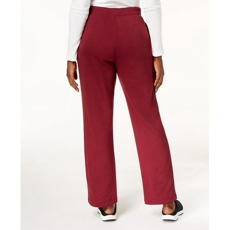 Karen Scott Petite Pull-on Fleece Pants - Petities - M - PURPLE - Walmart.com