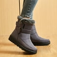 thumbnail image 5 of Fashion Female Warm Boots Fashion Women Winter Water Proof Flat Hook Loop Keep Warm Snow Boots Comfortable Mid Boots Shoes, 5 of 9