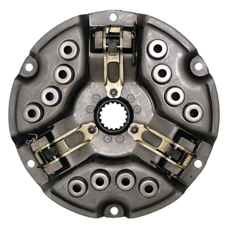 IPTO Pressure Plate 12 Inch 17 Spline Single Stage 3 Finger Compatible with International 706 806 856 886 966 2706 2806 3088 3288 Diesel Tractor 6 Cyl Replaces 405300R92 Stens 1712-7026