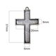 thumbnail image 3 of 30 Unidades Vintage Cruz Colgante Bandejas De Bisel, Plata , Espacios En Bisel Cabochon Ajustes Para Joyas Charms, 3 of 9