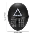 thumbnail image 4 of TV Corean Calamari Game Party Mask Props Adultos Disfraces (Triángulo), 4 of 4