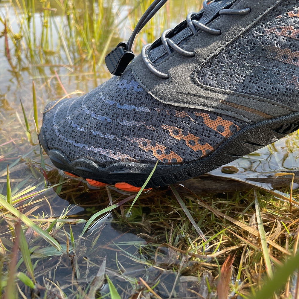 HOYUFEI Unisex Barefoot Shoes, Non-Slip Walking Shoes with Wide Toe Box, Pain-Free Comfortable Hiking Shoes for Men Women/men