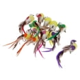 thumbnail image 1 of 12 Piezas Decoraciones de árbol de Navidad de Pájaros perfecl con clip, 1 of 8