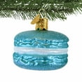 thumbnail image 3 of Old World Christmas Macaron - One Ornament 2 Inch, Glass - Ornament French Pastry 32242 Blue, 3 of 3