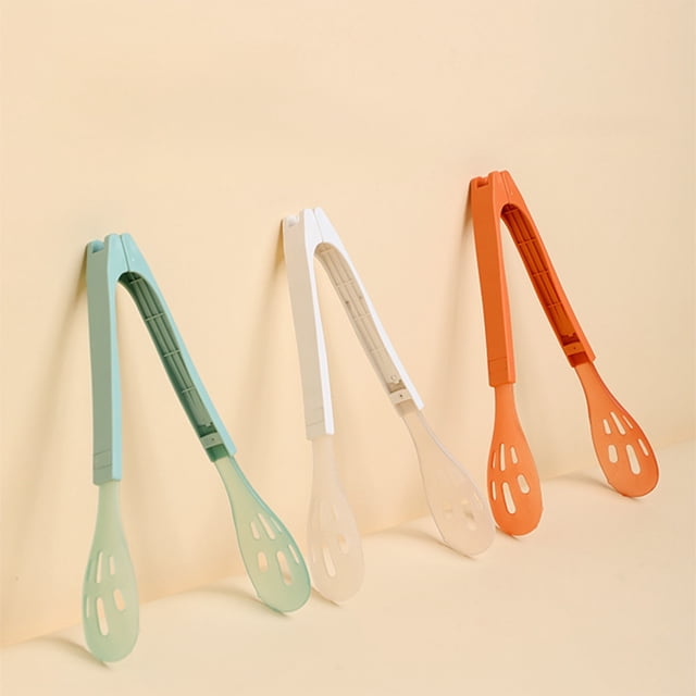 Xihbxyly Pinza Multifuncional para Alimentos, Diseño Desmontable, Resistente a Altas Temperaturas, Mango Cómodo, Ideal para Pan, Huevos, Fideos, Barbacoa, Repostería y Cocina. Tamaño: 27 X 5 X 2 Cm.