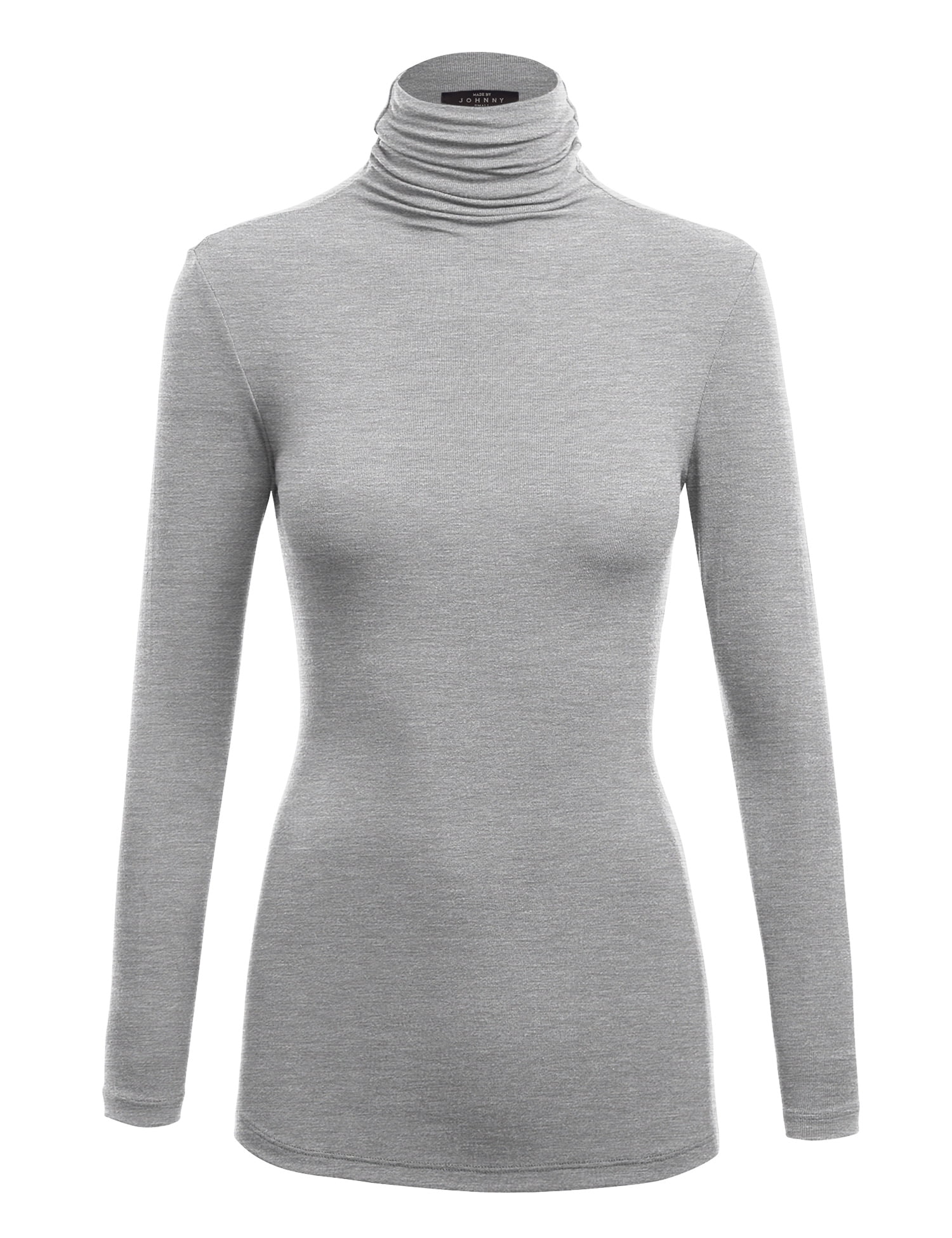 Made by Johnny Women's Slim Fit Lightweight Long Sleeve Teal