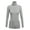 HEATHER_GREY, variant on Made by Johnny Women's Long Sleeve Ribbed Turtleneck Pullover Sweater L AQUA