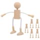 thumbnail image 1 of 6pcs Cartoon Figure Wooden Toys Unfinished Wooden Dolls Craft DIY Crafts Making Playthings, 1 of 3