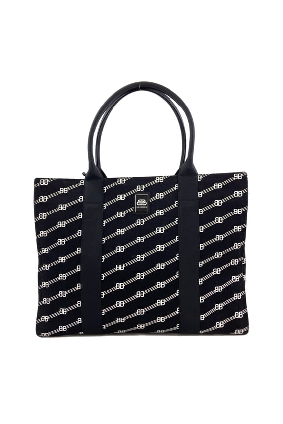 Pre-Owned Balenciaga 621826 BB Monogram Tote Bag Canvas Women's BALENCIAGA