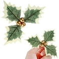 thumbnail image 4 of Cerises Rouges Branches 10pcs Baies de Noël Fleur Artificielle pour Arrangement de Couronne 10 Pièces Décorations de Fête, 4 of 16
