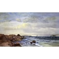thumbnail image 2 of Silva, Francis Augustus 24x16 Black Modern Framed Museum Art Print Titled - New England Coast, 2 of 4