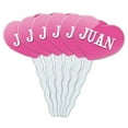 thumbnail image 1 of Juan Heart Love Cupcake Picks Toppers - Set of 6, 1 of 1