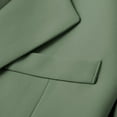 thumbnail image 6 of Breezora Womens Vintage British Style Single Breasted Blazer Long Sleeve Loose Fit Casual Elegant Jacket XL Size Green, 6 of 9