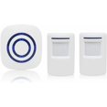thumbnail image 1 of Alarma de paso / timbre de tienda Sistema inalámbrico con detector de movimiento / acceso 38 tonos Hasta 100 m de alcance, blanco Kuyhfg Sin marca, 1 of 5