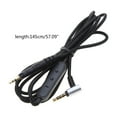 thumbnail image 5 of Milue Premium Audio Cable with In-line Mic- for ATH M50X M40X M70X -Tangle-free Braided Cord for Clear Sound Hands-free Calls, 5 of 13