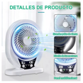 thumbnail image 3 of Ventilador de Escritorio Solar BLOOSOM 7 Unidades, 3 of 4