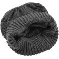 thumbnail image 3 of Gorro de invierno de punto para mujer con agujero para cola de caballo, 3 of 3