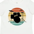 thumbnail image 4 of Inktastic Drum Set Retro Drummer Sunset Boys or Girls Toddler T-Shirt, 4 of 5