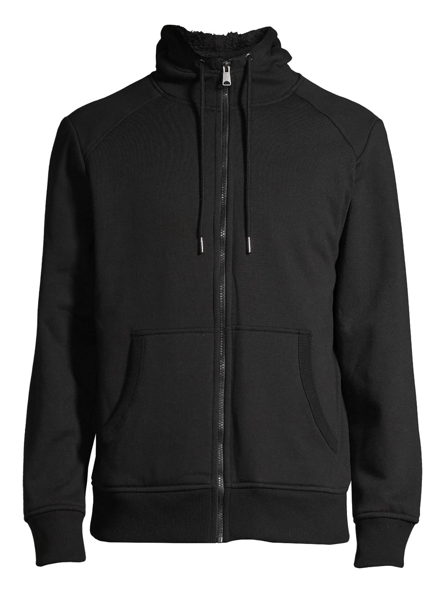 George Men's and Big Men's Faux Sherpa Hoodie, Sizes up to 5XL
