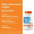 thumbnail image 3 of Doctor's Best High Absorption CoQ10, Heart & Energy Support, USP Verified, Naturally Fermented CoQ10, Non-GMO Gluten Free, Soy Free, Vegan 180 Veggie Caps, 3 of 6