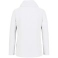 thumbnail image 1 of en Grosse Maille Bouton Tortue Col Bénitier Ourlet Asymétrique Chandail, 1 of 5