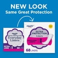 thumbnail image 3 of Equate Extra Protection Everyday Panty Liners, Extra Long Length, 68 Count, 3 of 12